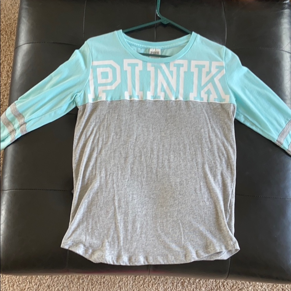 PINK Women's Victorias Secret Pink 3/4 Sleeve
